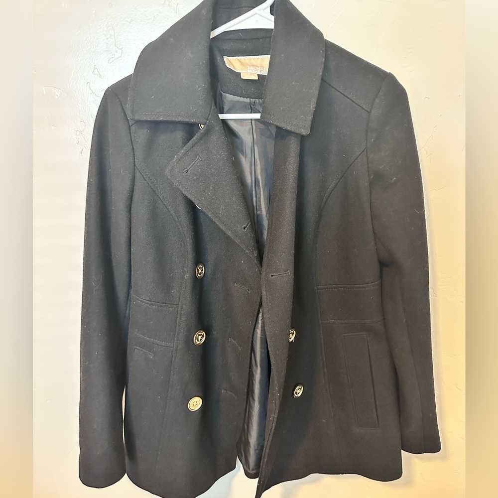 Michael kors black peacoat. Size 4